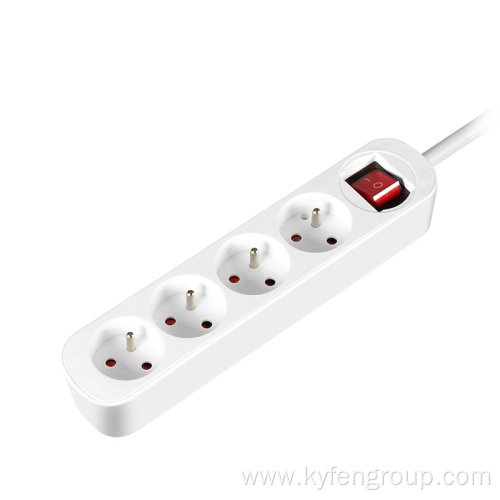 Germany 4-socket power strip